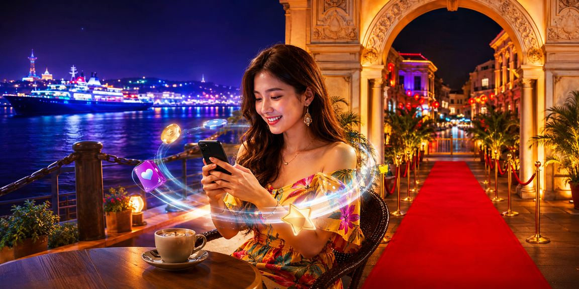Pemain Malaysia menggunakan telefon pintar untuk bermain kasino dalam talian dengan bonus